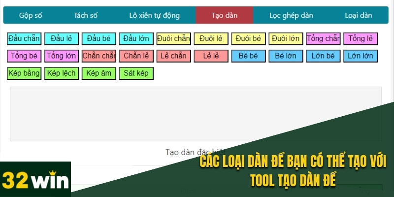 Sử Dụng Tool Tạo Dàn Đề Để Cải Thiện Tỷ Lệ Thắng Cá Cược 4 Dàn đề cơ bản là sự lựa chọn phổ biến cho người chơi mới